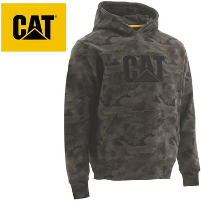 CAT Hoodie Trademark Größe M Camouflage Grau
