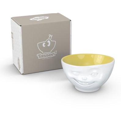 Schale Zwinkernd innen Safran - Fiftyeight - 500 ml - Müslischale Suppenschale Salat