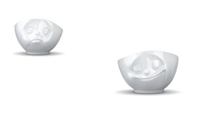 Fiftyeight Bundle Schalen-Set 2-tlg. 500 ml Nr 008, Müslischalen weiß