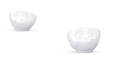 Fiftyeight Bundle Schalen-Set 2-tlg. 500 ml Nr 012, Müslischalen weiß