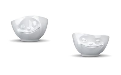 Fiftyeight Bundle Schalen-Set 2-tlg. 500 ml Nr 016, Müslischalen weiß