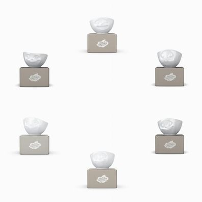 Fiftyeight Schalen-Set 6-tlg. 500 ml Nr 002 weiß Müslischalen