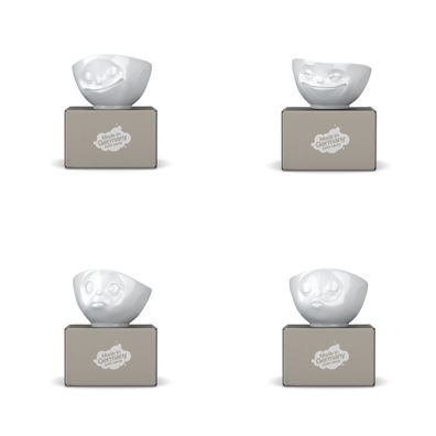Fiftyeight Schalen-Set 4-tlg. 500 ml Nr 001 weiß Müslischalen