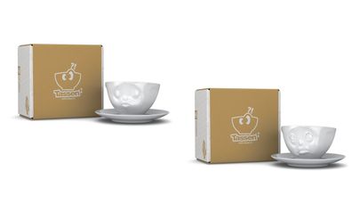 Fiftyeight Tassen-Set 2-tlg. 200 ml Nr 007 weiß Kaffeetassen