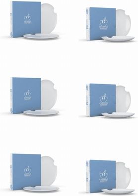 Fiftyeight Teller-Set 12-tlg. - Speiseteller + Suppenteller (mit Biss) + hochwertige