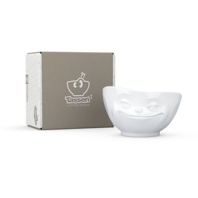 XL Schale Grinsend weiß - Fiftyeight - 1000 ml - Müslischale Suppenschale Salatscha