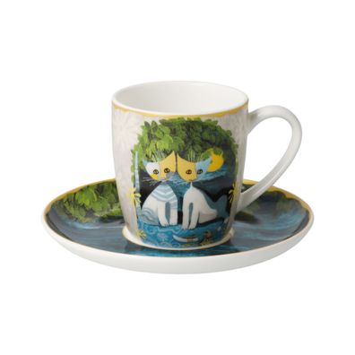 GOEBEL Wohnaccessoires Künstler-espressotasse AL CHIARO DI LUNA ROSINA Wachtmeister