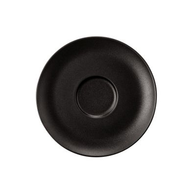 Kombi-Untertasse groß 16,5 cm - Seltmann Weiden Liberty Velvet Black