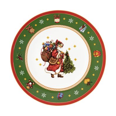 Plätzchenteller 31 cm - Hutschenreuther Happy Wintertime Green - 02488-727472-12785