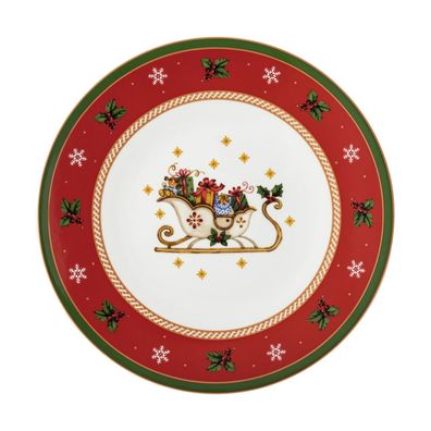 Plätzchenteller 31 cm - Hutschenreuther Happy Wintertime Red - 02488-727471-12785