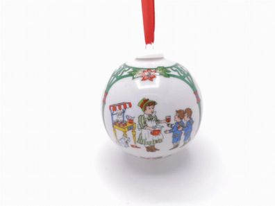 Porzellankugel Weihnachtskugel 1998 - Hutschenreuther - in OVP