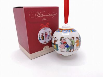 Porzellankugel Weihnachtskugel 2015 - Hutschenreuther - in OVP