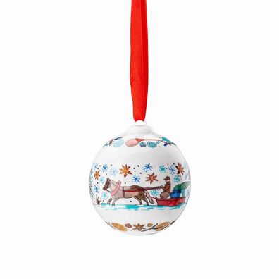 Porzellankugel Weihnachtskugel 2020 - Hutschenreuther - Weihnachtsbäckerei - 02252-7