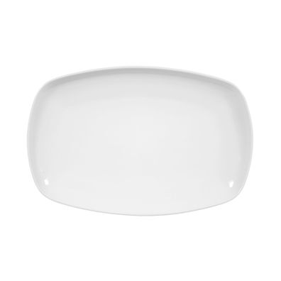Servierplatte eckig 25 x 16.5 cm - Seltmann Weiden Lido weiß uni 3