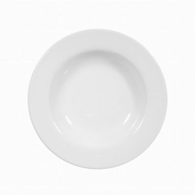 Suppenteller rund 22 cm - Seltmann Weiden Rondo Liane weiß