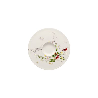 Tee-/Cappuccino-Untertasse - Rosenthal Brillance BONE CHINA FLEURS Sauvages