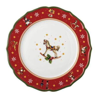 Teller flach 33 cm - Hutschenreuther Happy Wintertime Red - 02488-727471-10873