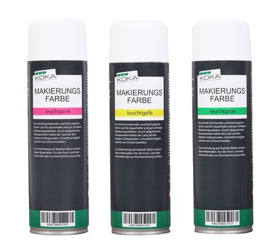 Markierungsspray versch. Farben und Mengen
