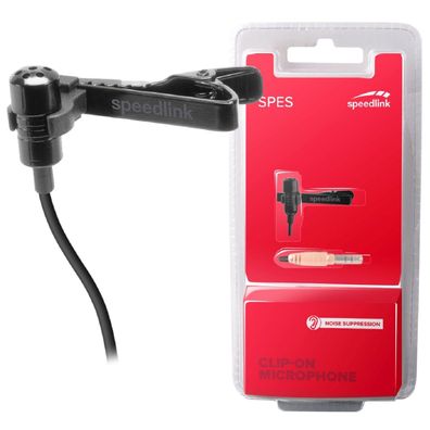 SPES Clip-On Mikrofon 3,5mm Klinke