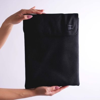 ZWM Wilma Jute Laptop Sleeve 15"-16" Schwarz