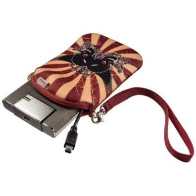 HDD-Tasche Flying Skull für 2,5" Festplatte