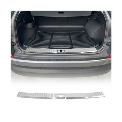 Innen Ladekantenschutz Stoßstange für Skoda Kodiaq 2017-2025 Gebürstet Chrom