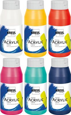 KREUL Triton Acrylic Liquid Set Modern Mix Colors