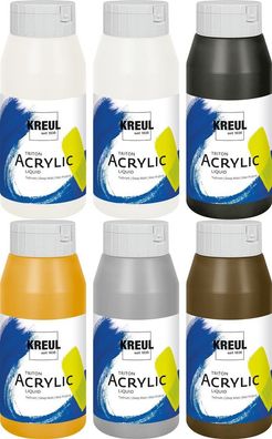 KREUL Triton Acrylic Liquid Set Base & Neutral Colors