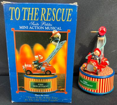 Enesco To The Rescue / Maus Feuerwehr Mini Action Musical Musik-Spieluhr NEU!