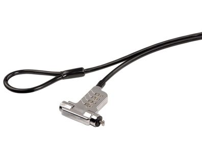 2in1 Kabelschloss mit Zahlen und Schlüssel