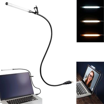 Hama USB LED Stab-Licht Leuchte Fotolicht Studio-Lampe Selfie Notebook-Licht