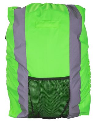 Safetymaker Rucksack-Hülle mit Netztasche Grün