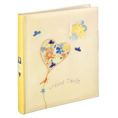Buchalbum Teddy Ballon Taufe 29x32cm 60x Seiten