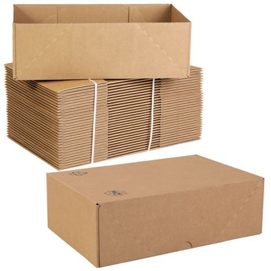 30x Stülpschachtel Deckel + Boden 372x245x118mm