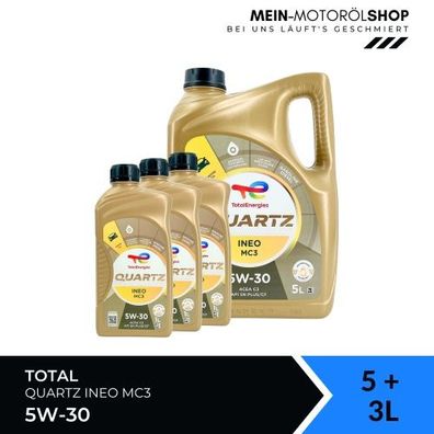 Total Quartz Ineo MC3 5W-30 5 + 3 Liter