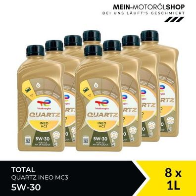 Total Quartz Ineo MC3 5W-30 8x1 Liter