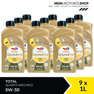 Total Quartz Ineo MC3 5W-30 9x1 Liter