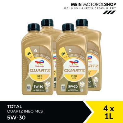 Total Quartz Ineo MC3 5W-30 4x1 Liter