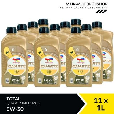 Total Quartz Ineo MC3 5W-30 11x1 Liter