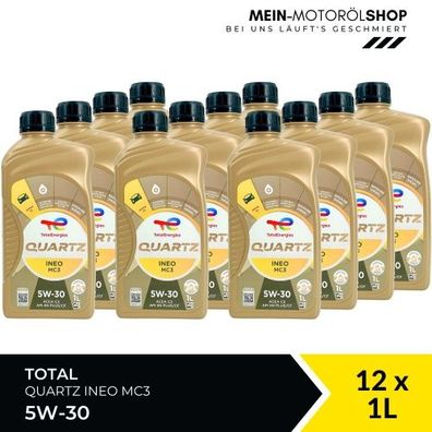 Total Quartz Ineo MC3 5W-30 12x1 Liter