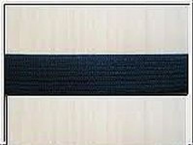 2m schwarzes Elastic-Band (Gummiband) - 15mm