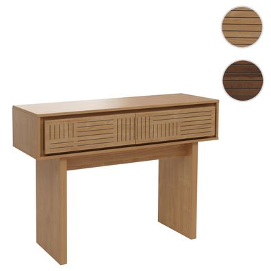Konsolentisch HWC-O31, Beistelltisch Ablagetisch, Schublade Melamin 86x110x41cm