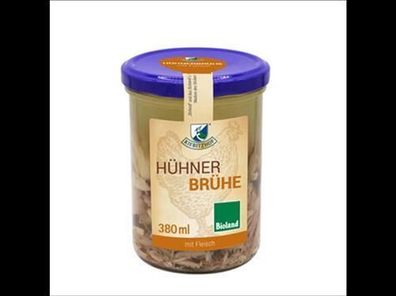 Kiebitzhof 3x Hühnerbrühe mit Fleisch 380g