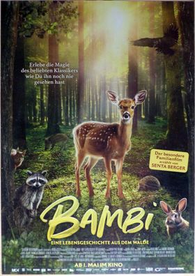 Bambi - Eine Lebensgeschichte aus dem Walde - Original Kinoplakat A1 - Filmposter