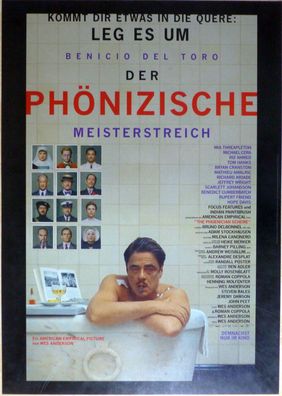 Der phönizische Meisterstreich - Original Kinoplakat A1 -Benicio Del Toro- Filmposter