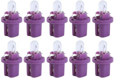 Glühlampe 12V 0,4W BX8,5d Violett 10er Pack