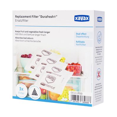 Ersatzfilter Durafresh für Kühlschrankfilter 3 Stück