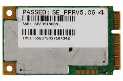 3G UMTS HSDPA GPS Mini PCI-Express Karte