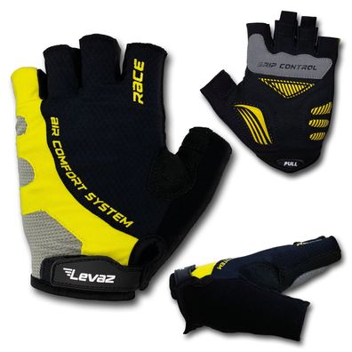 Fahrradhandschuhe Gel Fingerlos Meribel Sommer Handschuh Herren Damen Rad Levaz