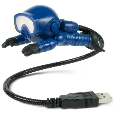 Diver USB LED Lampe Blau